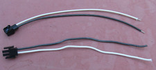 Molex 2-Pin Black Wire Connectors 12" plus wires 1 male/female locking set