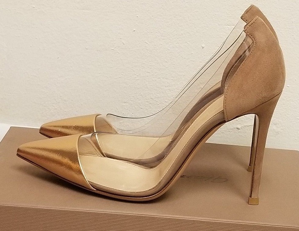 Gianvito Rossi plexi patent leather transparent pumps schuhe Heels new SZ 37 Gianvito Rossi plexi patent leather transparent pumps schuhe Heels new SZ 37