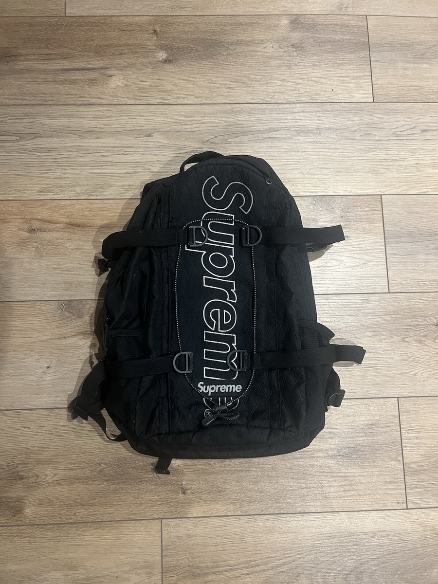 Supreme Backpack 2018 black 中古 Black