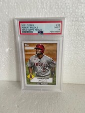 2021 TOPPS BASEBALL - ALBERT PUJOLS - 1952 TOPPS REDUX - GRADED PSA 9
