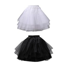 No-Hoop Underskirt for Wedding Gown, Half Slip Petticoat for Special Events