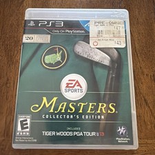 Tiger Woods PGA Tour 13 Masters Collector's Edition Sony PlayStation 3 PS3