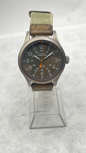Timex TW4B14000, Men's Expedition Scout Green Fabric Watch, Date, Indiglo, NEW - Picture 4 of 14
