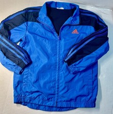 Adidas Boys Full Zip Windbreaker Or Track Jacket Size 6