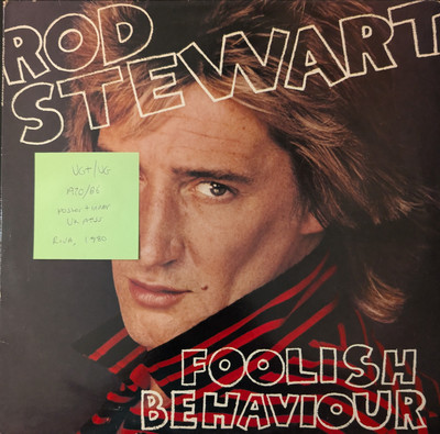 Rod Stewart  Foolish Behaviour Vinyl Record VG+/VG RVLP 11 1980 + Poster