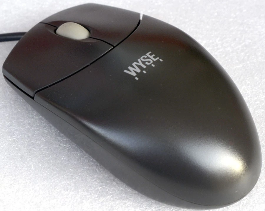 VINTAGE WYSE PS/2 TRACKBALL MAUS LOGITECH 3 TASTEN SAMMLERSTÜCK SELTEN M1292 - Bild 2 von 4