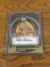 2022-23 Bowman Inception University - Auto Hunter Dickinson  Gold Foil  /50