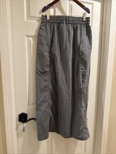 NWT Lululemon Woven Cargo Maxi Skirt SLNSH Collection ASGY Grey Size : M