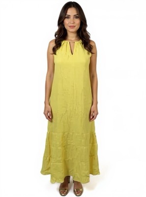 (C-75) Mille gabrielle short sleeves dress size S green color 