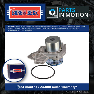 Water Pump fits SKODA RAPID 1.4D 15 to 19 CUSB Coolant B&B 04B121011D Quality