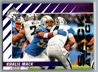 2024 Score - Sack Attack Khalil Mack #9