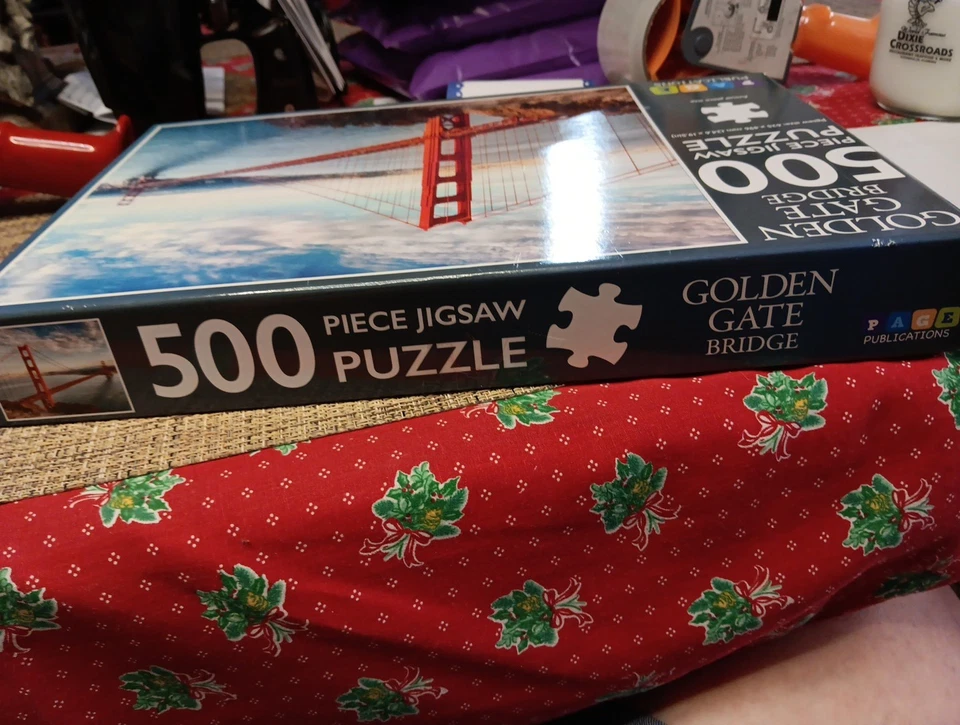 Page Publications "GOLDEN GATE BRIDGE" 500 Piece Puzzle 24.6" x 19.5" Complete - Image 4 of 4