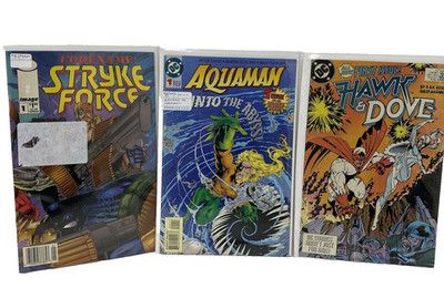 Lot Of 3 Vintage DC Comics Special Aquaman Strike Force