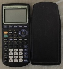 Texas Instruments TI-83 Plus Graphing Calculator W/Cover - School - Tested