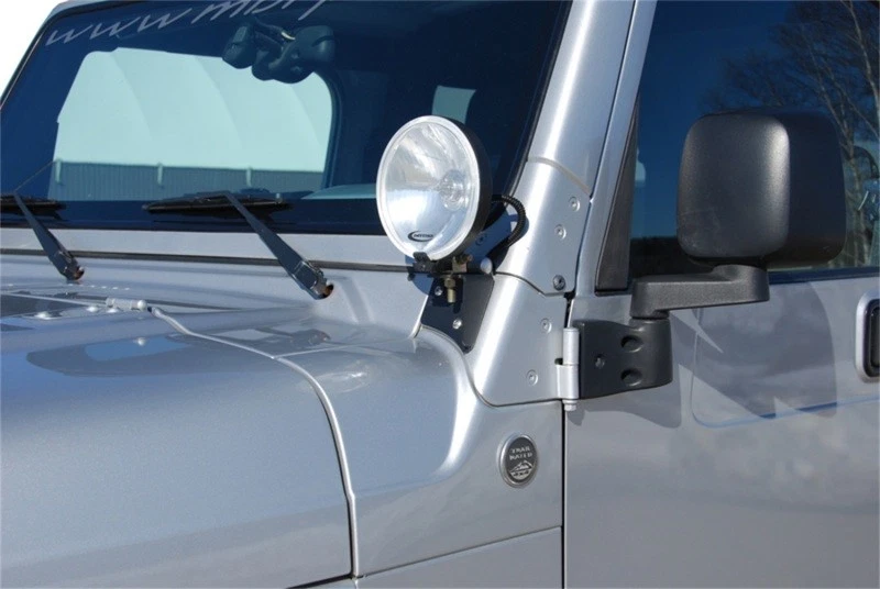 Soporte de luz de parabrisas MBRP escape 131043 compatible con 97-06 TJ Wrangler Foto 4 de 4