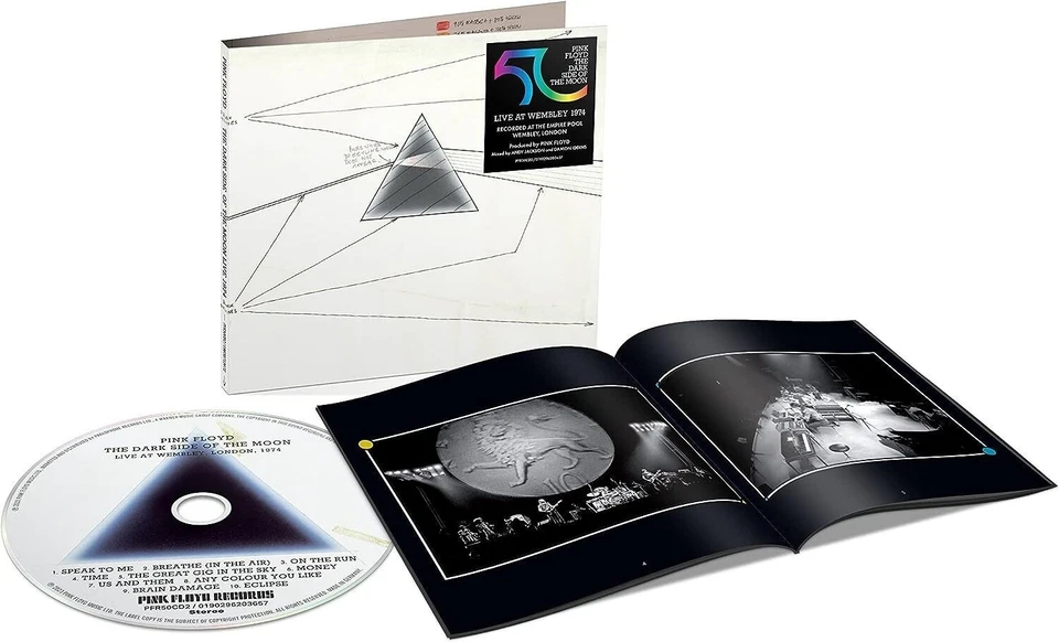 PINK FLOYD---"The Dark Side Of The Moon--Live At Wembley 1974"--(CD)---NEU & OVP - Bild 2 von 4