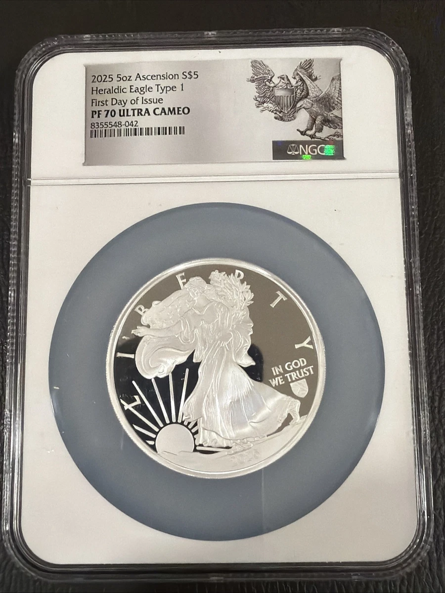 5 oz Precious Metal Content per Unit Grade PR 70 NGC Certified