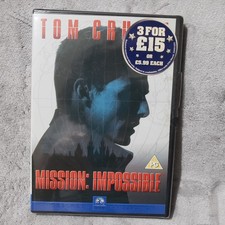 Mission: Impossible-Tom Cruise 1996  Region 2 -PAL- DVD - NEW Sealed