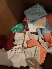 1-lb Assorted Fabric Sizes/Colors Trimmed