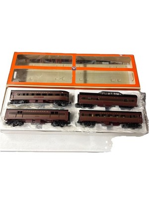 Lionel Train Pennsylvania Streamliner 4pack O-27 passenger 6-39065 Used