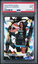2024 Panini Prizm WNBA - Kamilla Cardoso - Cracked Ice - ROOKIE - PSA - ROOKIE
