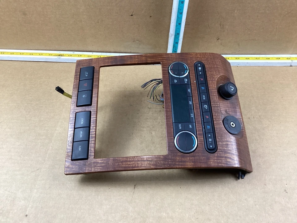 2007-2011 Ford Expedition AC Heater Temperature Climate Control Panel Bezel OEM - Image 2 of 4