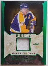 2023 Leaf ITG Used Relic Emerald Marcel Dionne 1/3 Los Angeles Kings