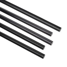 5 PCS Carbon Fiber Rod 5mm x 400mm Matte Pole RC Airplane DIY Craft