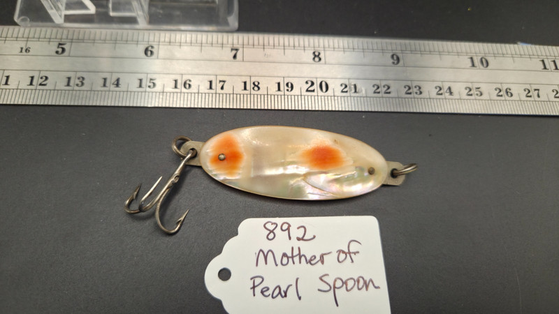 892    Vintage Mother Of Pearl  Fishing Spoon Lure
