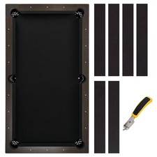 8ft Pool Table Felt 8ft Billiard Cloth with 6 Pcs Cloth Strips and Staple