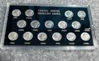 Mercury Dime Set Of 15 Coins Uncirculated—All 3 Mints—From 1941 Thru 1945