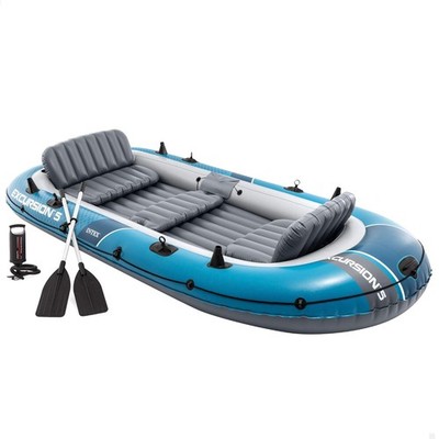 Intex Excursion 5 Schlauchboot Set 366 x 168 x 43 cm bis 600 kg 5 Personen