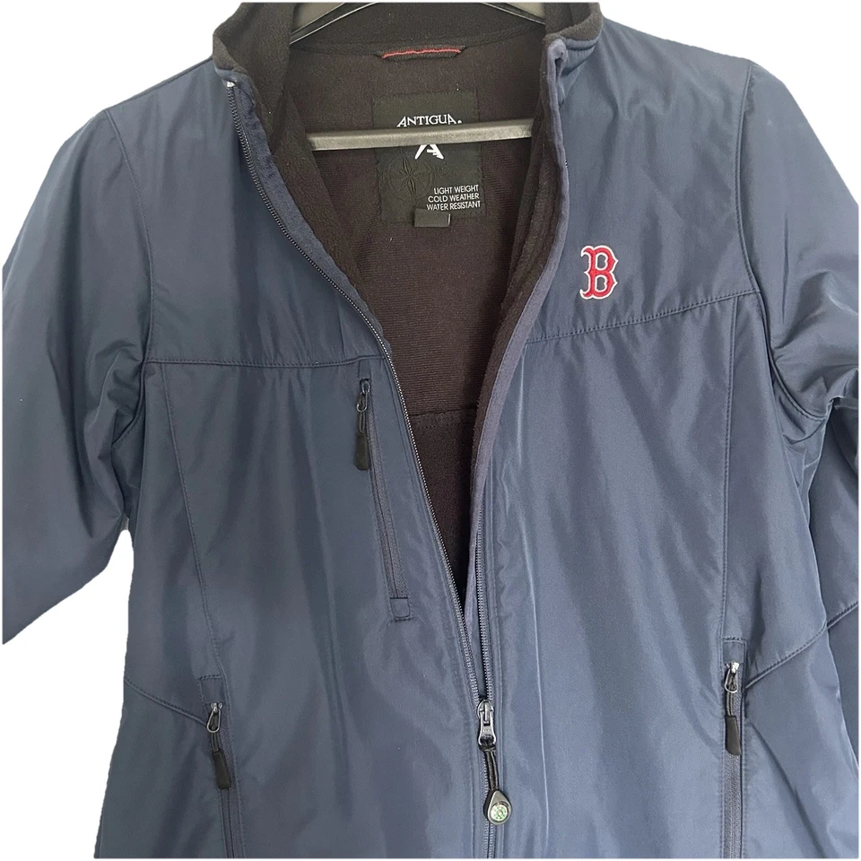 Chaqueta Bolton Red Sox MLB Antigua resistente a la intemperie azul para hombre talla M Foto 4 de 4