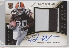 2014 Panini Immaculate Premium Rookie 14/49 Terrance West #PR-TW Patch Auto 3c4