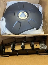 Flow Below #A22-74255-039 Freightliner Cascadia (Set Of 4) Wheel Cover Kit Gray