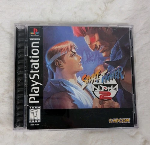Street Fighter Alpha 2 PlayStation 1 PS1 Game Complete in Box, Tested Working
