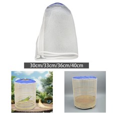 Vogelkäfigabdeckung, Vogelkäfig Netzabdeckung, Schutznetz, Futterfänger für Sittiche,