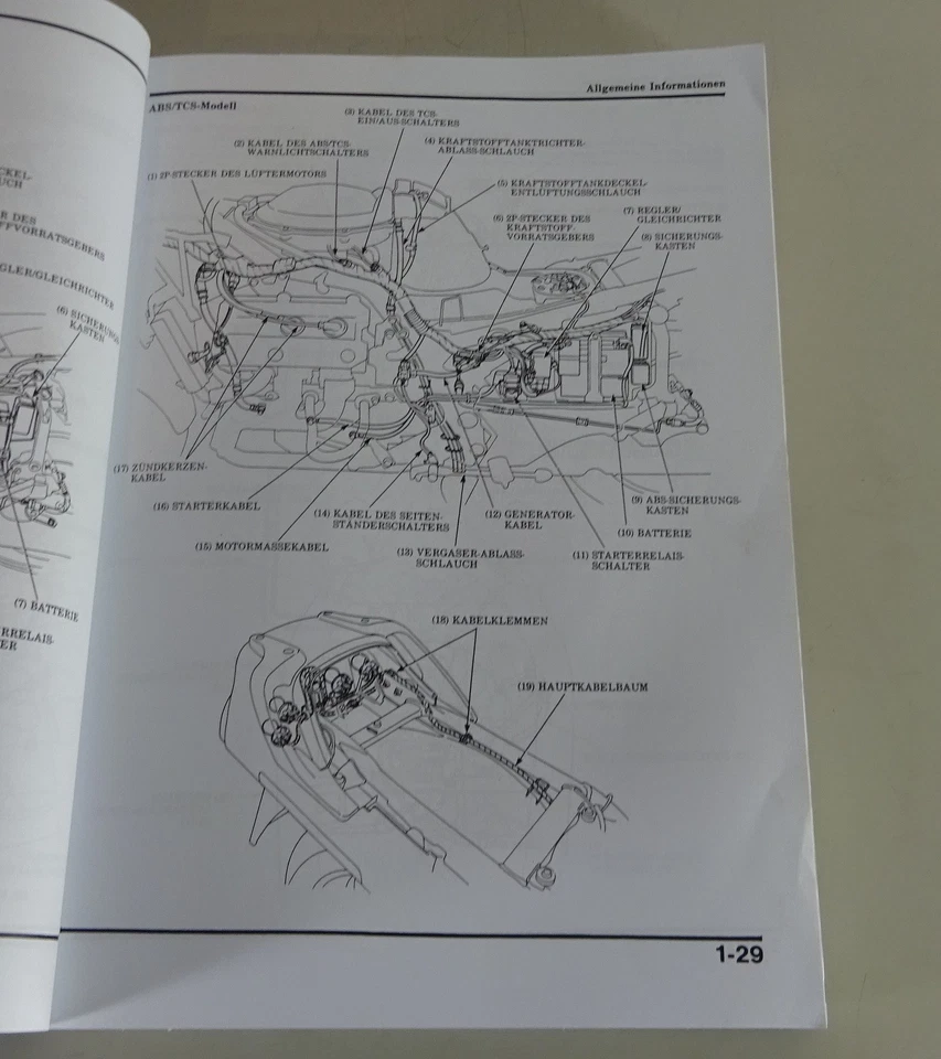 Manual De Taller Honda ST 1100 / A Pan European Tipo SC26 Año 1992 - Imagen 3 de 4