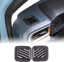 Dashboard Side Air Conditioner Outlet Vent Frame C Color: Carbon Fiber Pattern
