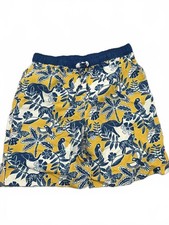 Mini Boden Boys Swim Shorts 11-12Y Yellow Blue