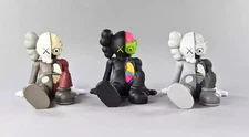 Modern Art Sculpture - Hypebeast Companion Figure Kaws Flayed Sit Resting Place