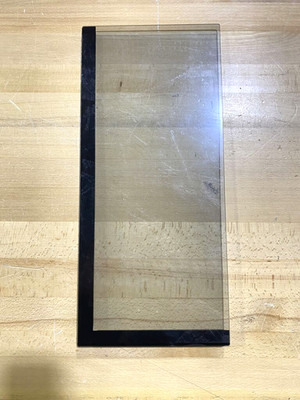 Front Glass Panel ONLY for NZXT H9 Flow 2025 Mid-Tower Case - Black - OPEN BOX