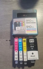 910xl ink cartridge HP Compatible unbranded, Open Box Yellow Cyan Black Magenta