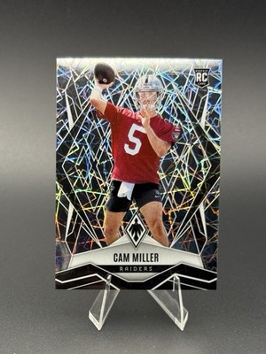 2025 Panini Phoenix - Rookies Cam Miller #215 Silver Lazer (RC)