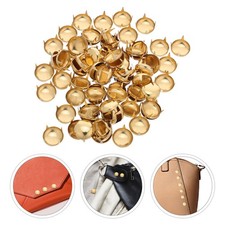 100 Pcs Round Dome Rivets Gold Metal Nailhead 12 Mm For Craft