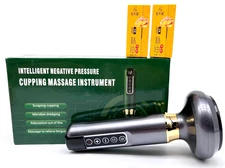 Intelligent Negative Pressure Electric Cupping Massage Instrument Gray