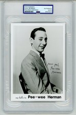 Paul Reubens ~ Signed Autographed Pee-wee Herman Photograph ~ PSA DNA Encased Paul Reubens ~ Signed Autographed Pee-wee Herman Photograph ~ PSA DNA Encased