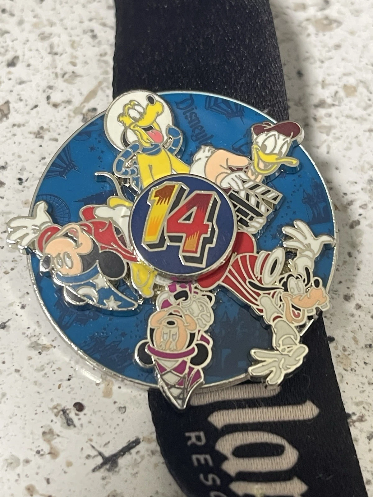 Disney Anniversary Trading Pin Mickey Mouse Donald Duck Goofy Single Pin