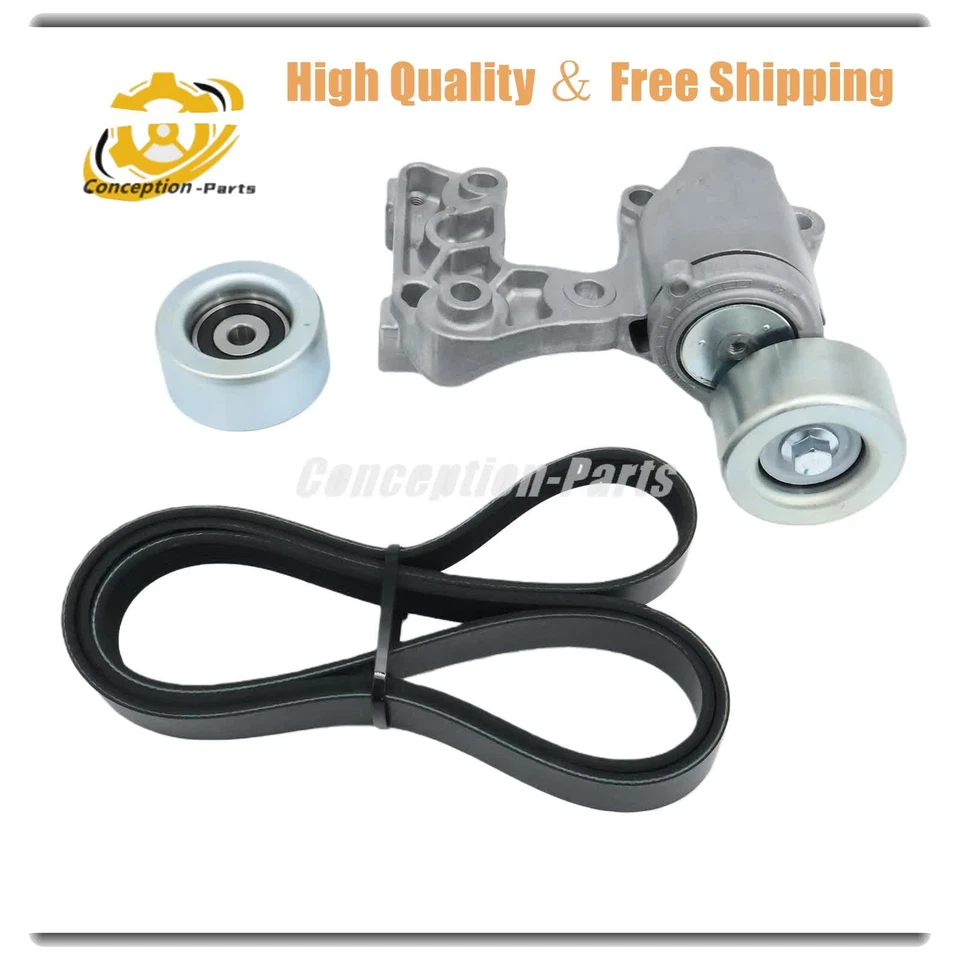 Serpentine Belt Drive Tensioner Kit For Toyota Avalon Camry Highlander Lexus Foto 4 de 4