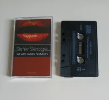 SISTER SLEDGE WE ARE FAMILY '93 MIXES CASSETTE TAPE SINGLE ATLANTIC UK 1993